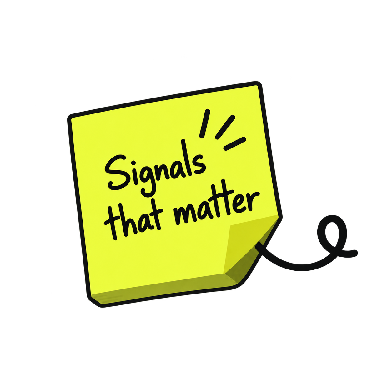 Signals that matter
